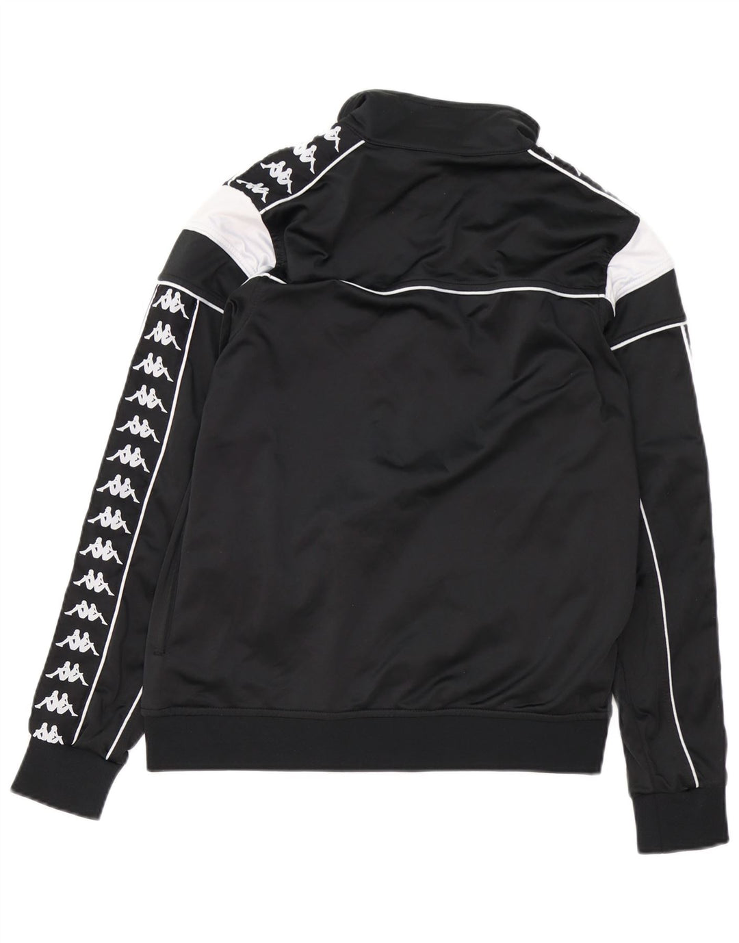 Damska kurtka dresowa KAPPA z grafiką UK 14 w kolorze średniej czerni