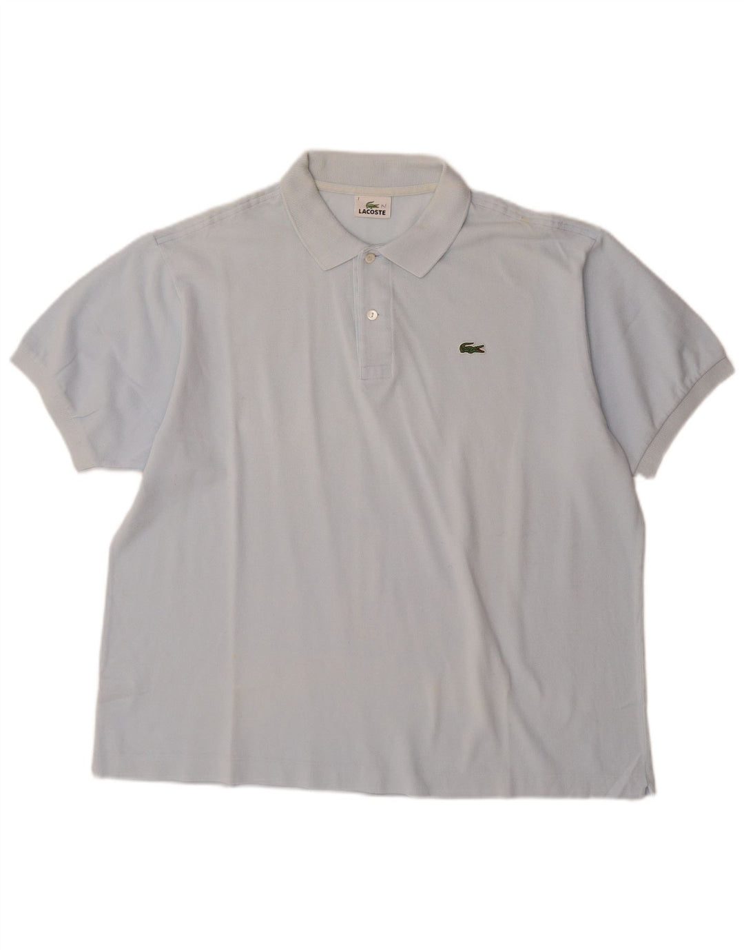 Męska koszulka polo LACOSTE Rozmiar 7 2XL Niebieska, bawełniana