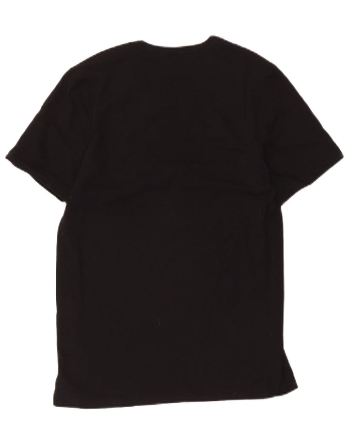 T-shirt męski Hugo Boss, mały, czarny, bawełniany