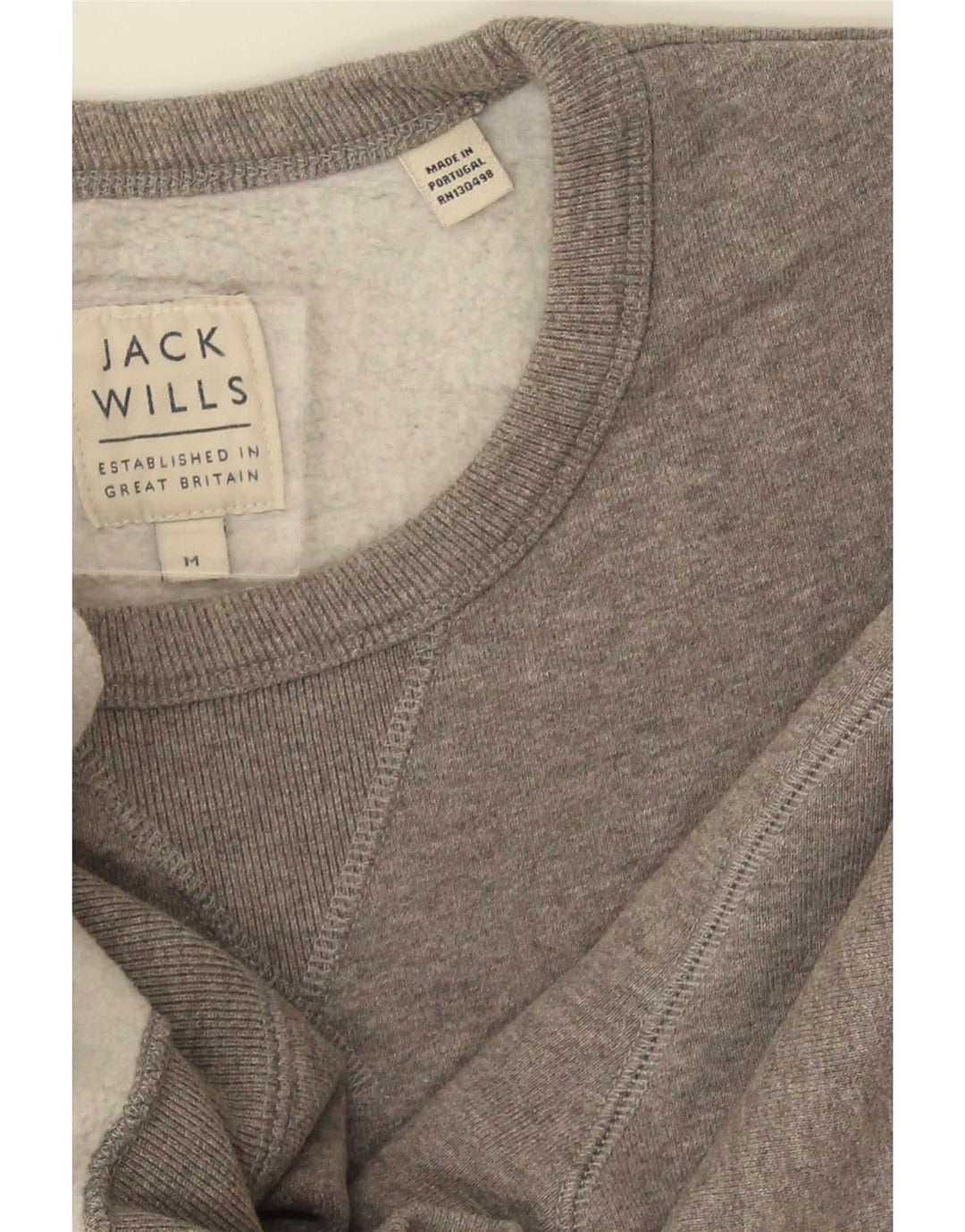 Męska bluza dresowa Jack Wills, średnioszara, bawełniana