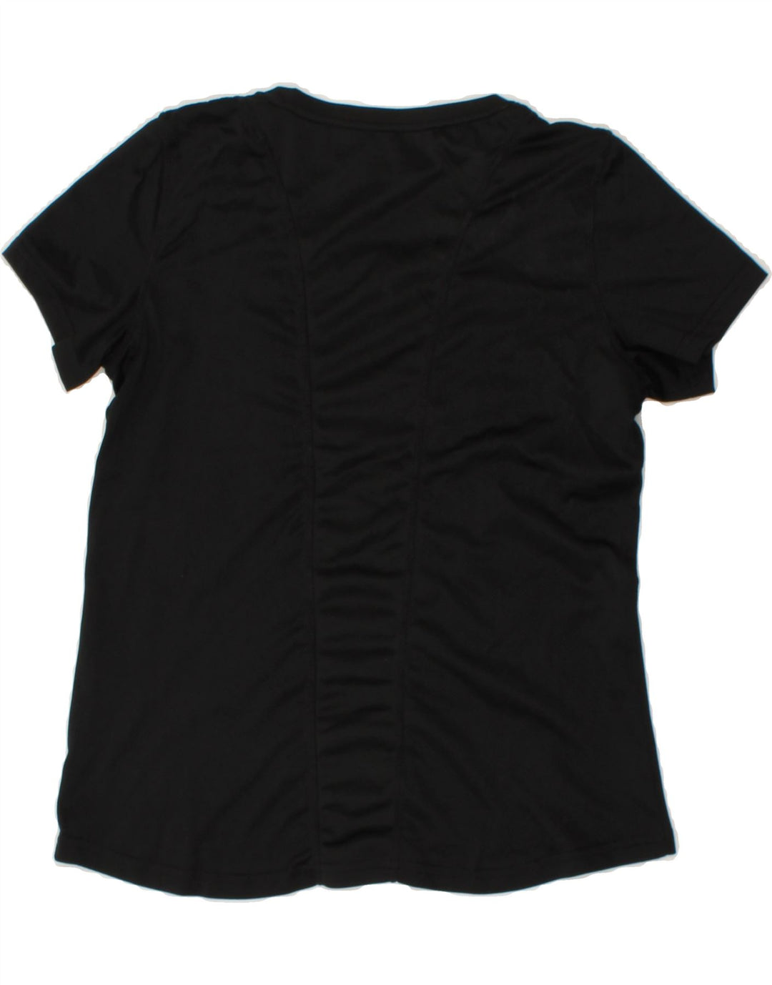 ELLESSE Womens T-Shirt Top UK 14 Medium Black Polyester Vintage Ellesse and Second-Hand Ellesse from Messina Hembry 
