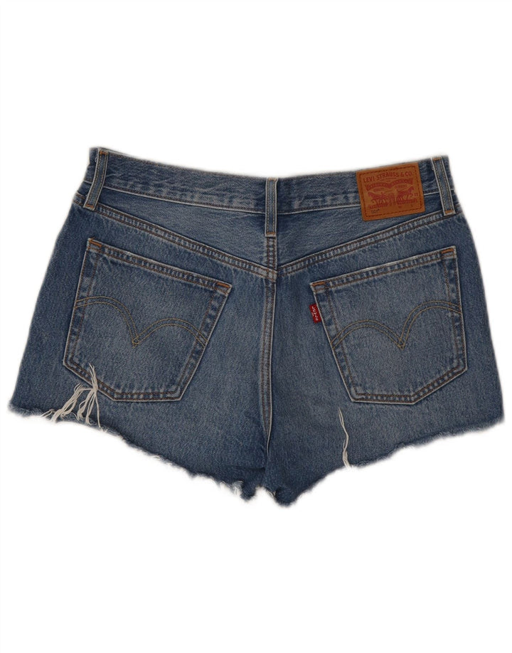 Damskie spodenki jeansowe LEVI'S 501 w trudnej sytuacji W28 Średni niebieski
