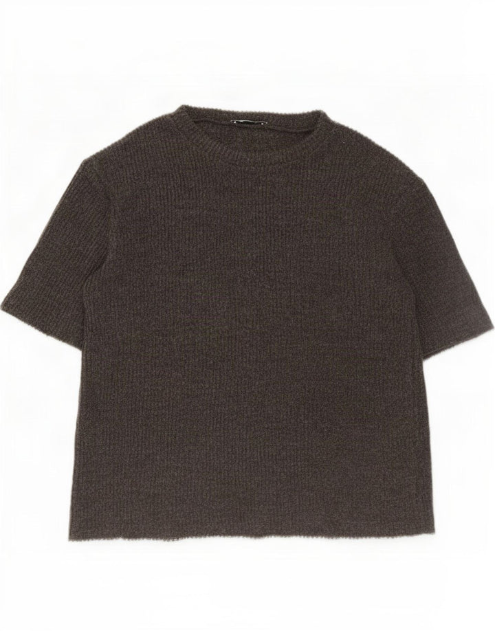 Damska koszulka oversize Zara Top UK 10 Small Grey