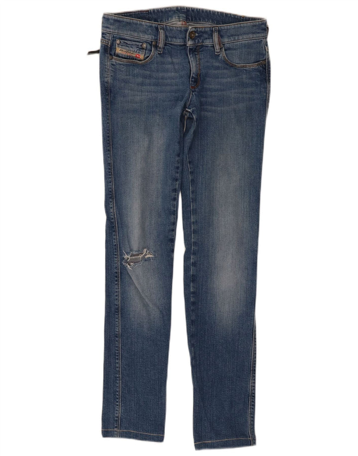 Damskie jeansy Diesel w trudnej sytuacji W27 L31 Niebieskie bawełniane