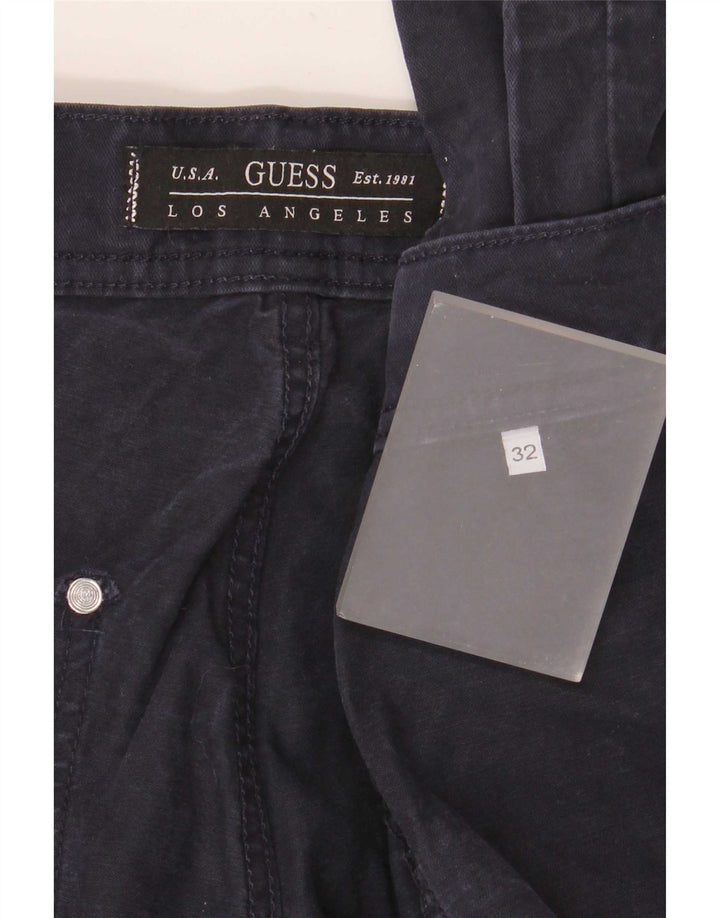 Spodnie męskie Guess Straight Cargo W32 L32 granatowe