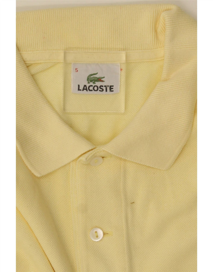 Męska koszulka polo Lacoste, rozmiar 5, duża, żółta