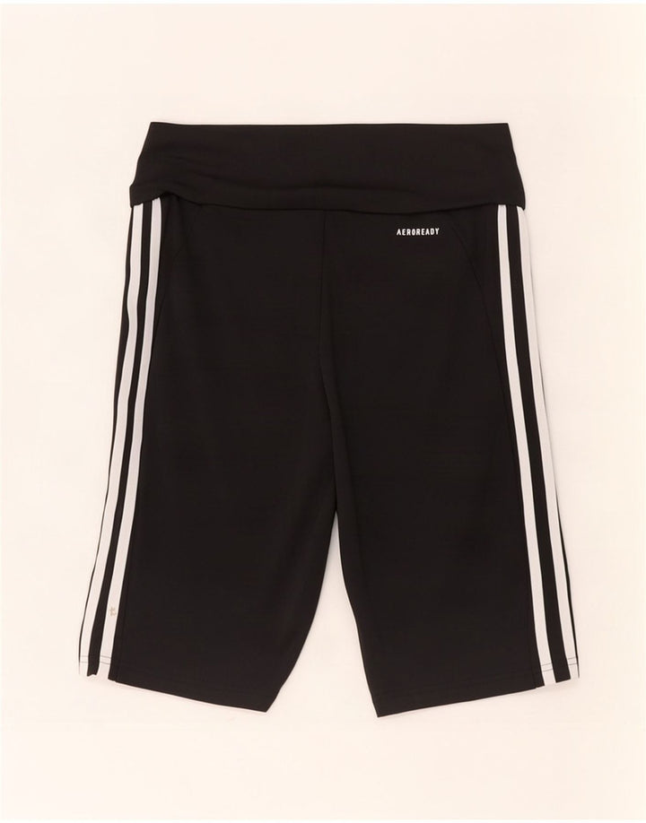 Damskie spodenki sportowe Adidas Aeroready UK 12/14, średni czarny poliester