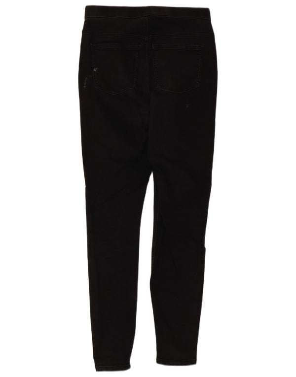 Marks & Spencer Damskie jeansy Jegging UK 8 Small W26 L28 Czarna bawełna