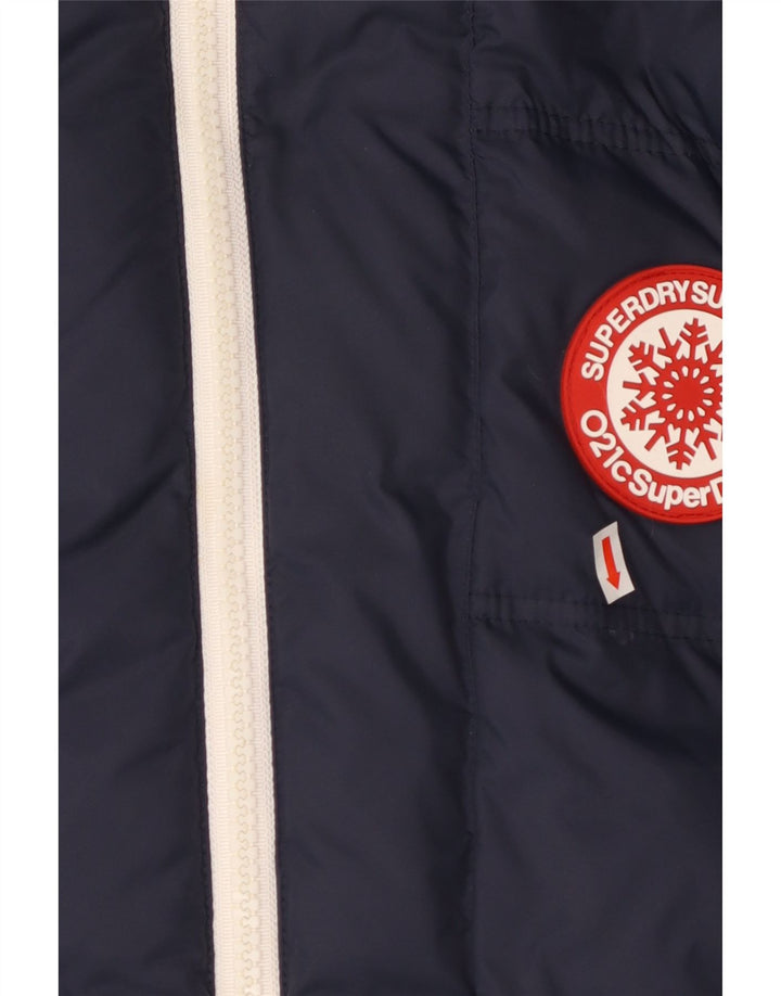 Męska wyściełana kurtka Superdry SubArctic Graphic UK 40, duża, granatowa