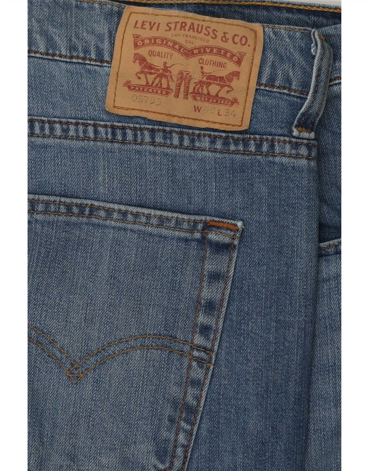 Męskie jeansy Levi's Slim W40 L34 Niebieskie bawełniane