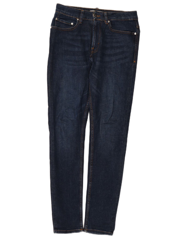 Męskie jeansy slim fit Zara EU 38 Medium W30 L31 Niebieskie bawełniane