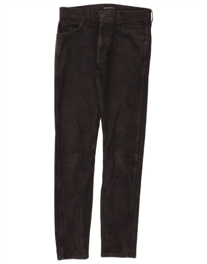 Damskie jeansy Levi's Line 8 Slim W30 L34 Czarna bawełna