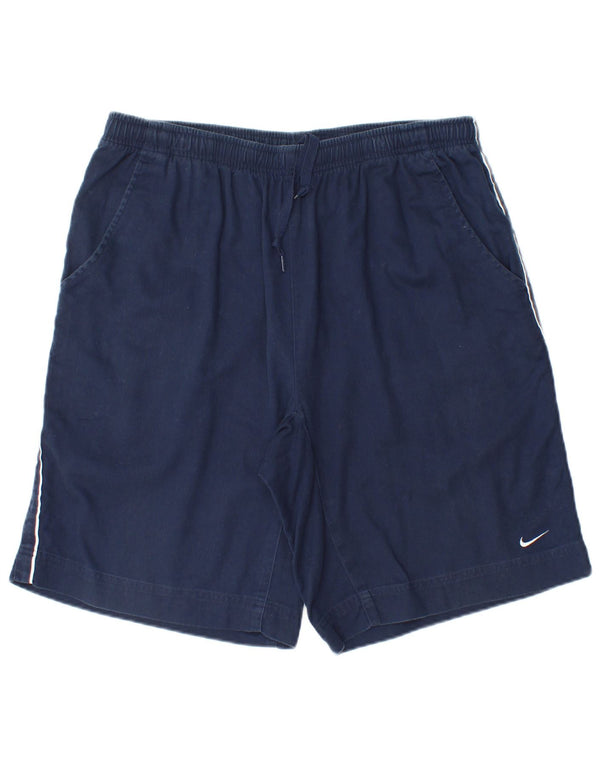 Męskie spodenki codzienne NIKE XL W37, granatowe, bawełniane