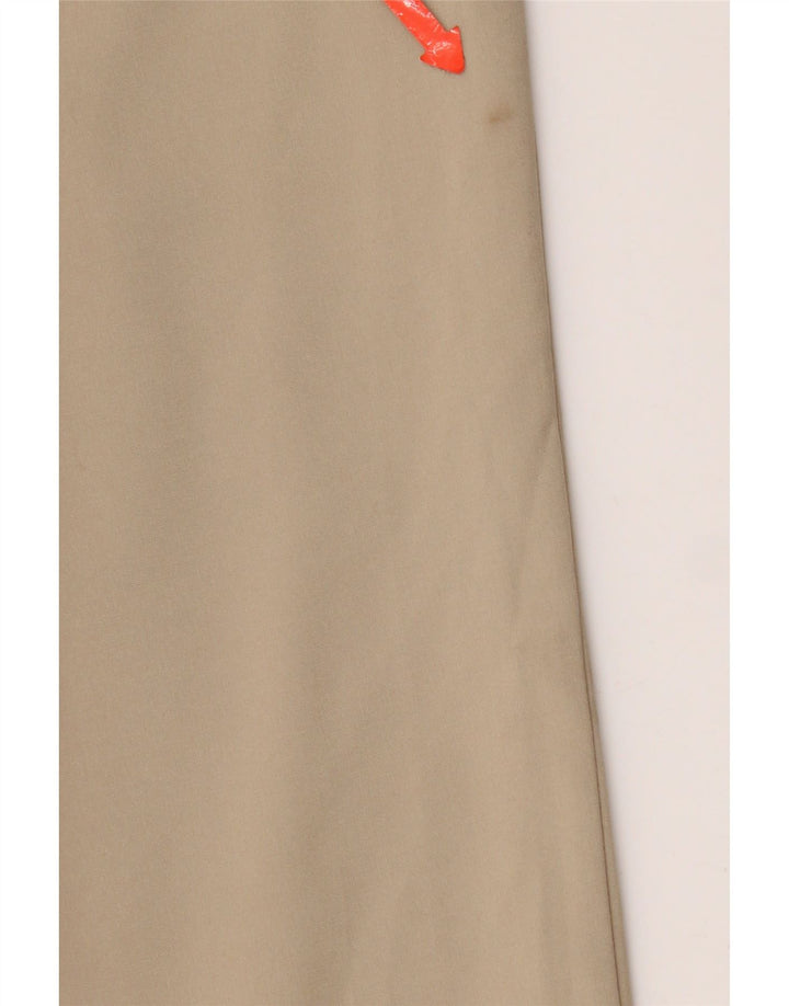 Damskie proste spodnie chino Izod W32 L30 Beżowy poliester