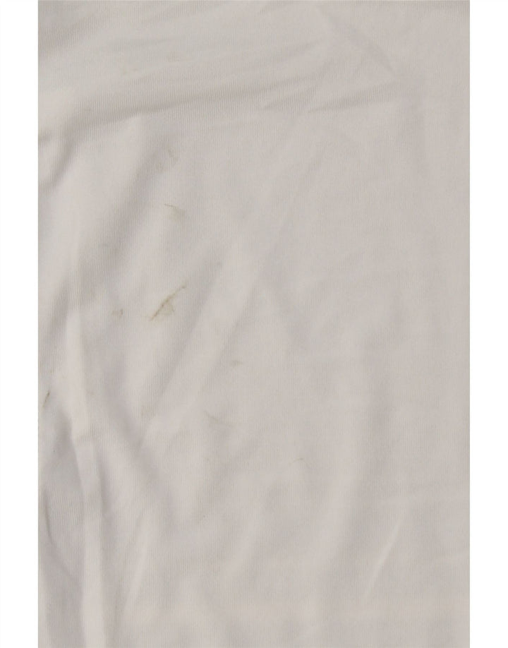 Męska koszulka polo IZOD XL, biały, poliester z blokami kolorów