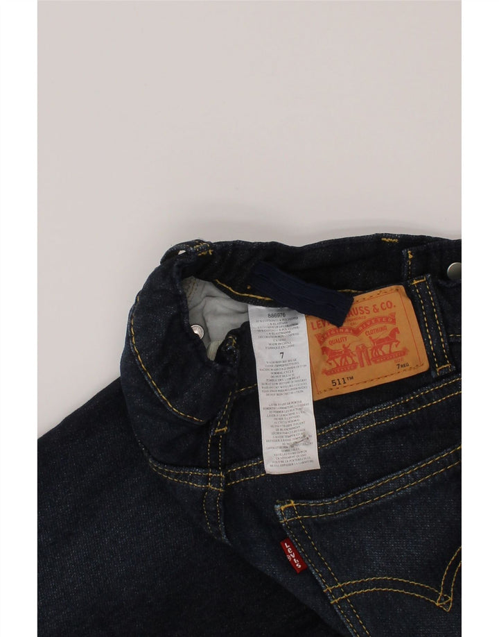 Dżinsy chłopięce Levi's 511 Slim 6-7 lat W24 L22 Niebieska bawełna