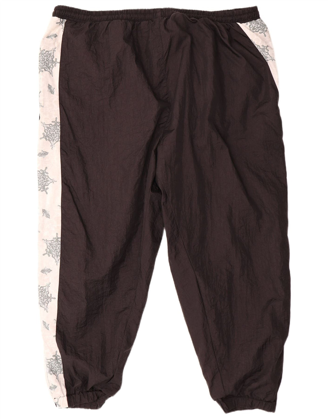 Damskie spodnie dresowe w stylu vintage Joggers UK 24 3XL Czarny poliamid