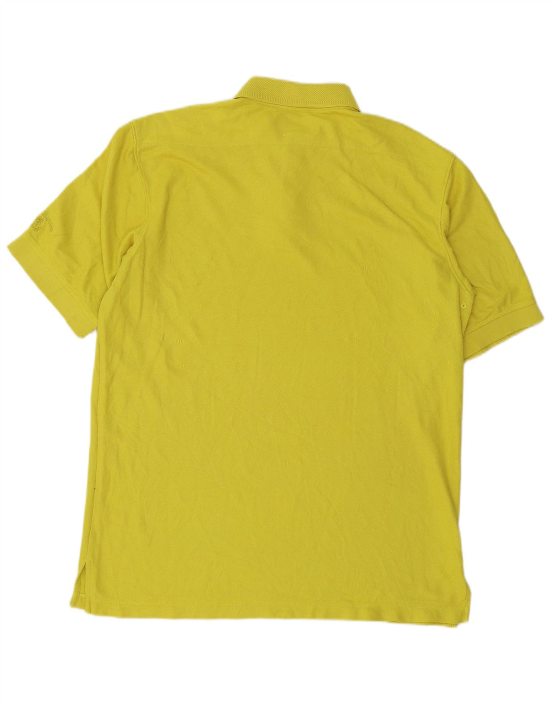 Męska koszulka polo Tommy Bahama, średnia żółta bawełna