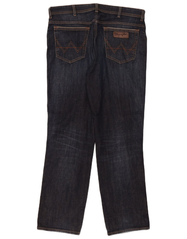 Męskie jeansy Wrangler Texas Stretch Straight W38 L32 Niebieskie, bawełniane