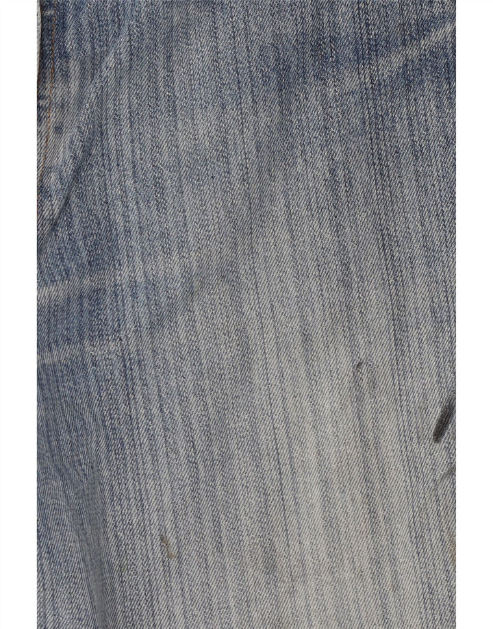 Męskie dżinsy Levi's 501 Straight W33 L29 Niebieskie bawełniane