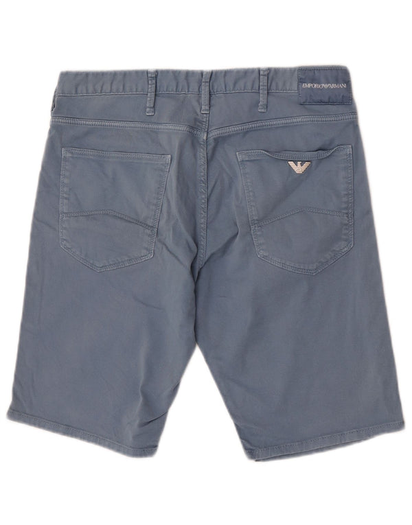 Męskie spodenki chino Emporio Armani EU 46 Small W30, niebieska bawełna