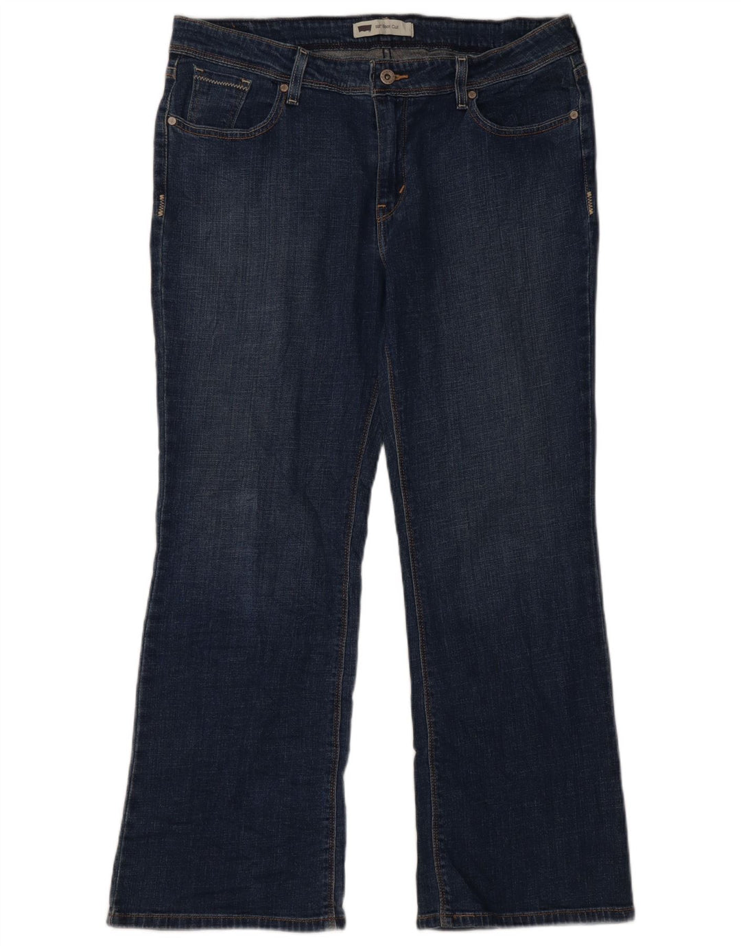 Jeansy Levi's 515 Bootcut Damskie US 16 2XL W38 L28 Niebieskie Bawełniane