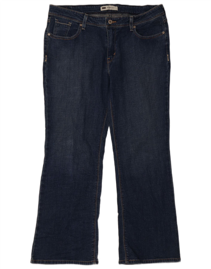 Jeansy Levi's 515 Bootcut Damskie US 16 2XL W38 L28 Niebieskie Bawełniane
