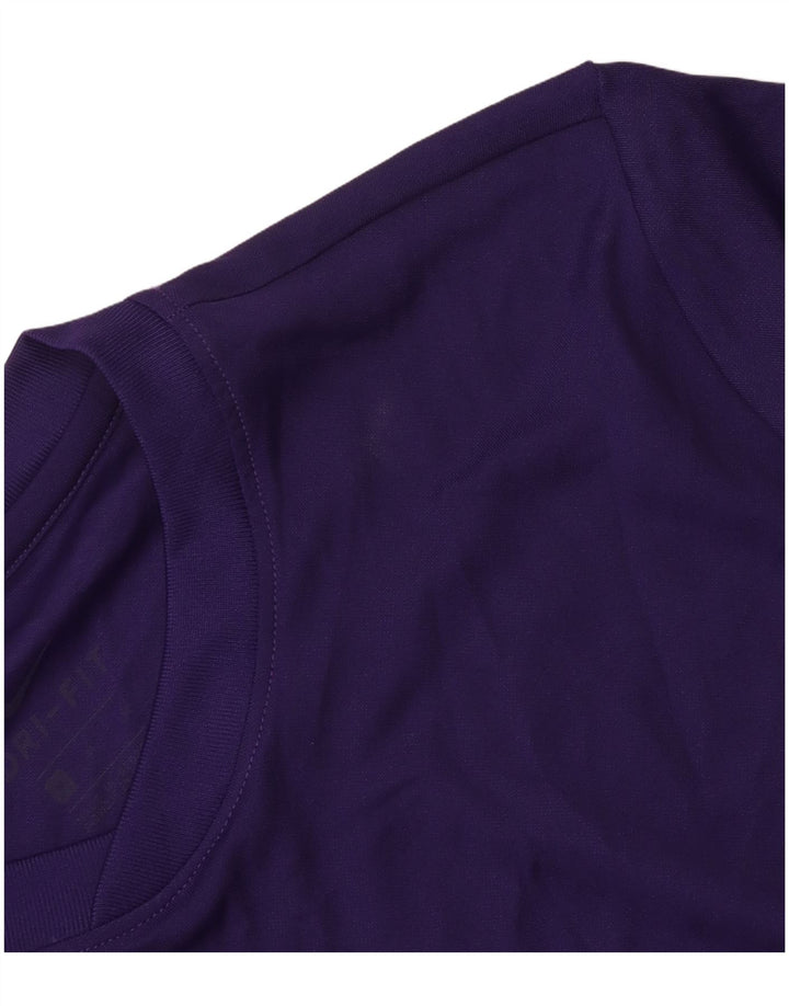 T-shirt męski Nike, średni fioletowy poliester
