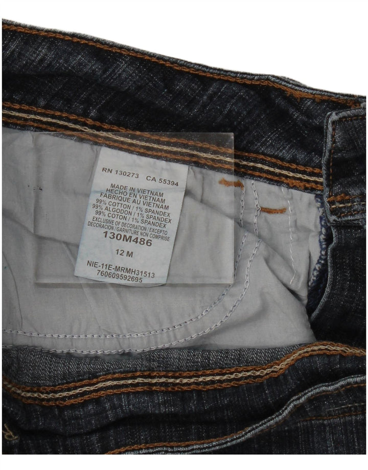 Damskie jeansy Lee Riders Bootcut US 12 Large W30 L30 Granatowa bawełna