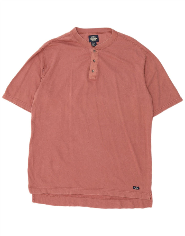 Męska koszulka polo Dockers, duża, różowa, bawełniana