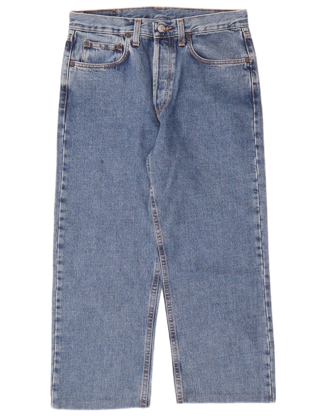 Męskie jeansy Capri RIFLE W32 L22 Niebieskie bawełniane