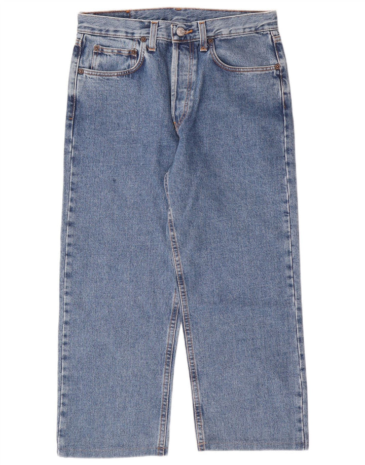 Męskie jeansy Capri RIFLE W32 L22 Niebieskie bawełniane