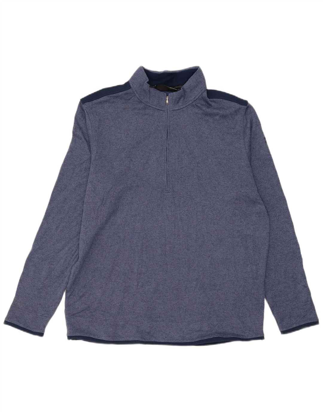 Męski dres Under Armour Cold Gear z pulowerem XL, granatowy, blok kolorów