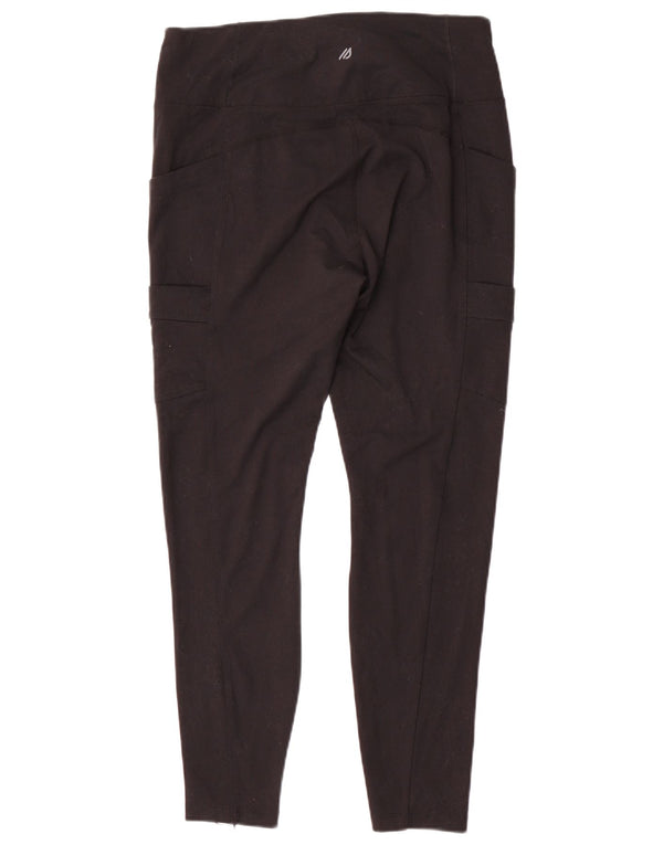 Damskie legginsy cargo Eddie Bauer UK 14, duże, czarne