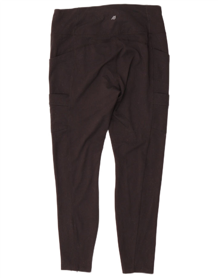 Damskie legginsy cargo Eddie Bauer UK 14, duże, czarne