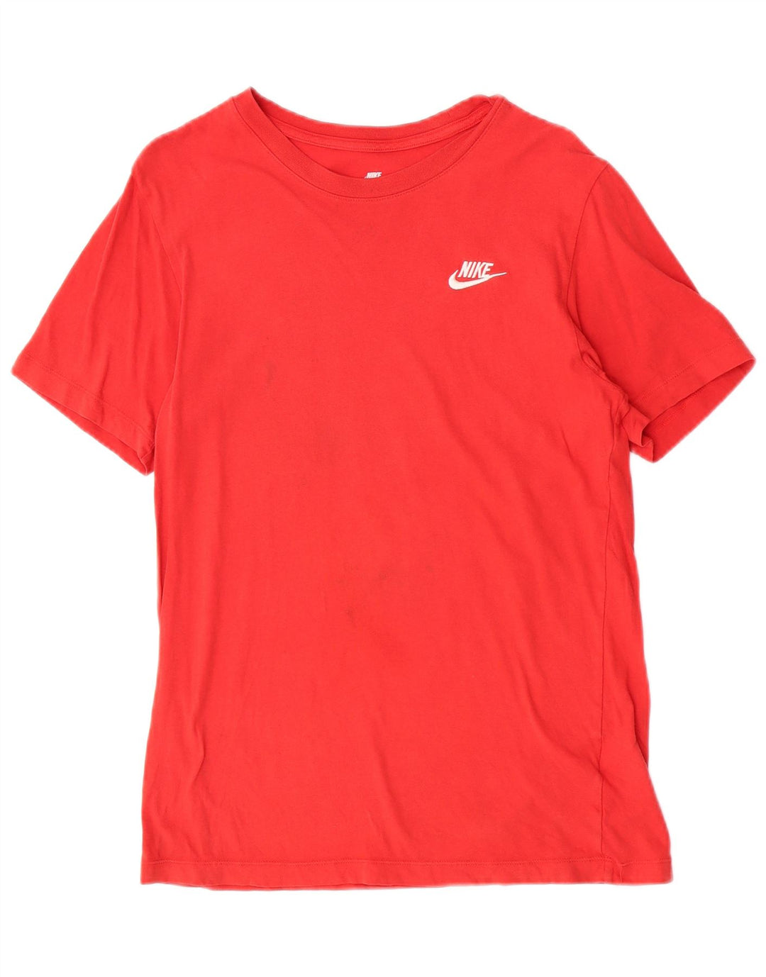 T-shirt męski Nike, mały, czerwony, bawełniany