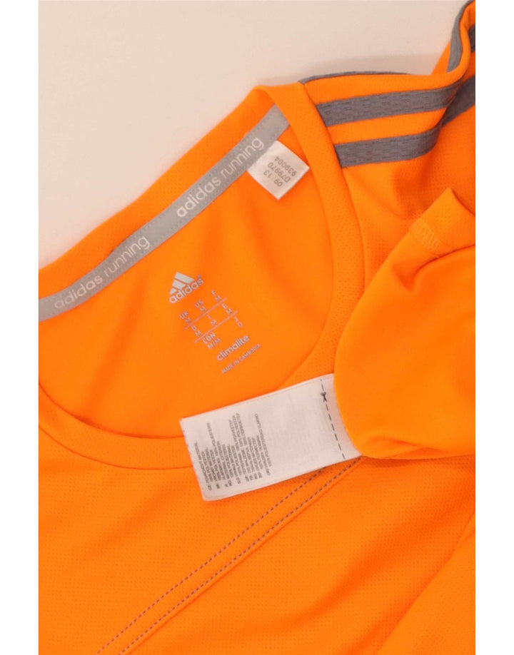 Adidas Męska koszulka Climalite Top, średni pomarańczowy poliester