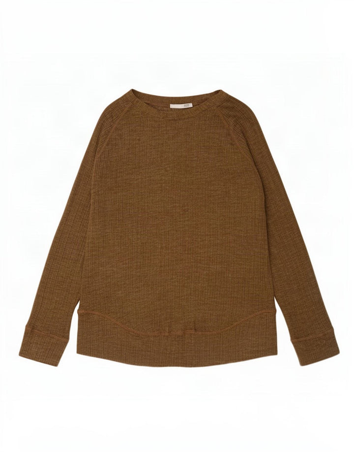 Damski top z długim rękawem Zara UK 14, średni khaki