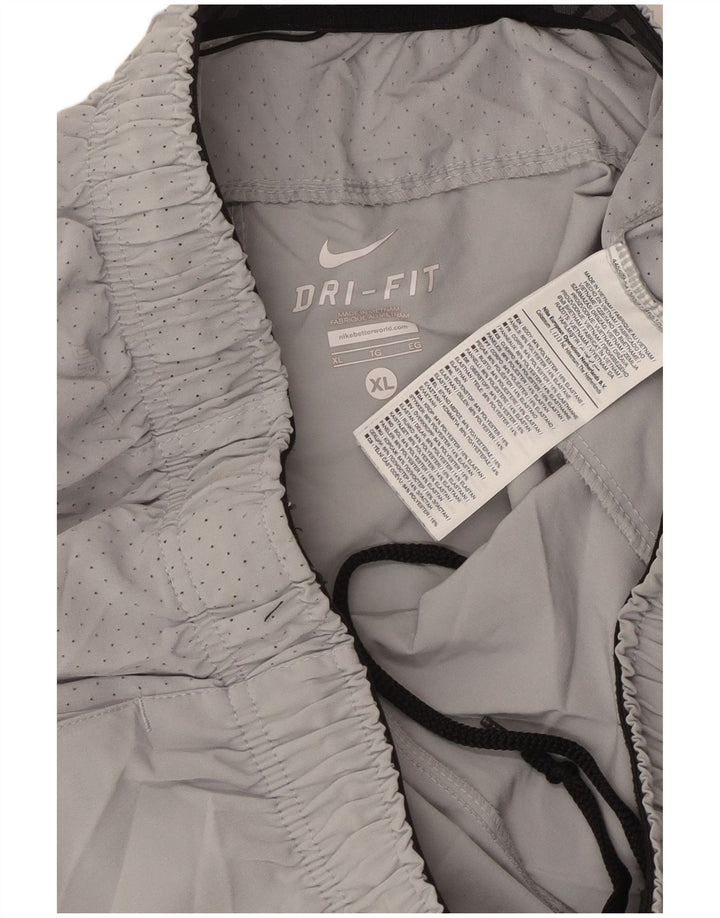 Męskie spodenki sportowe NIKE Dri Fit Graphic XL, szary poliester