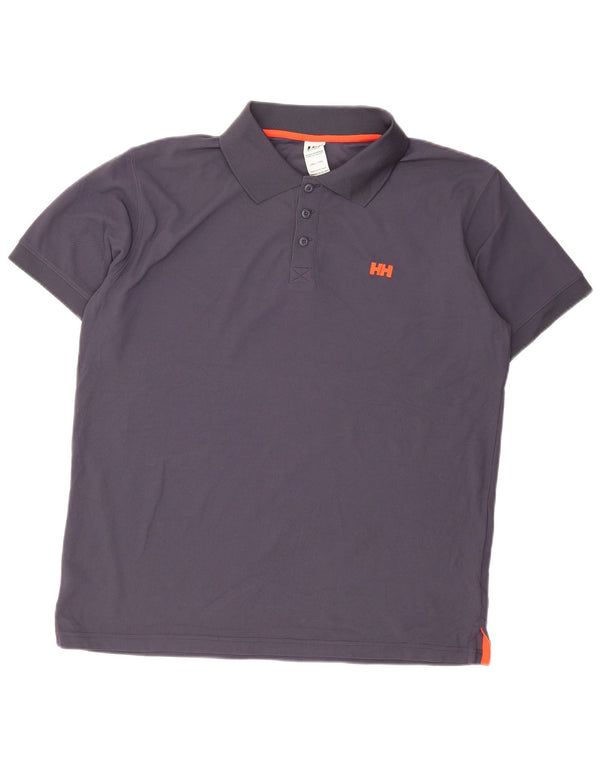 Męska koszulka polo Helly Hansen 2XL Fioletowy poliamid