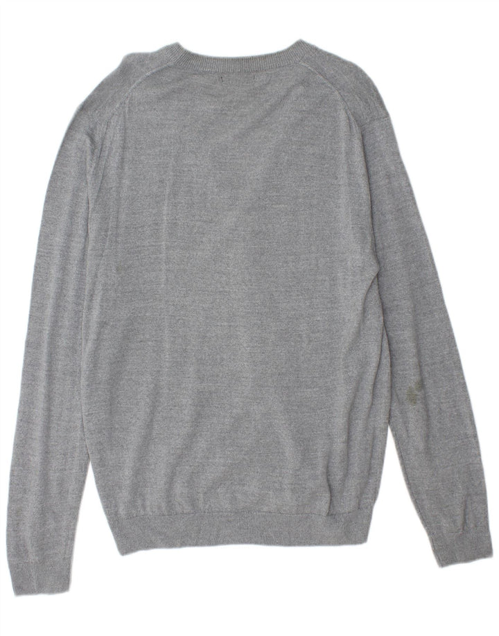 Męski sweter rozpinany Zara XL, szary