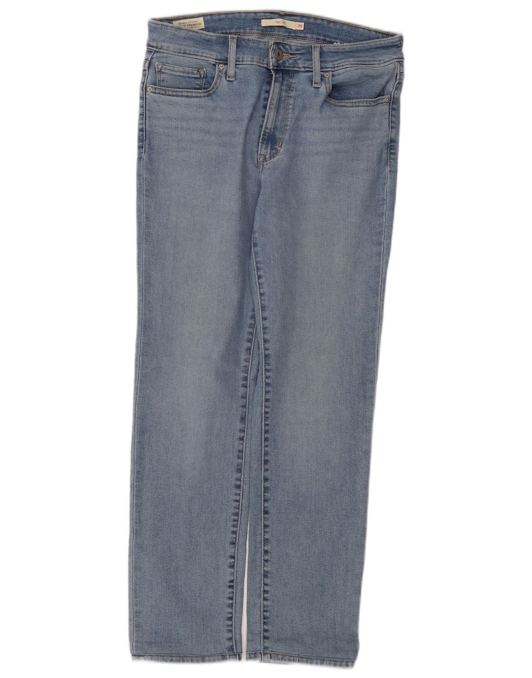Damskie jeansy LEVI'S 712 Slim W29 L27 Niebieskie bawełniane