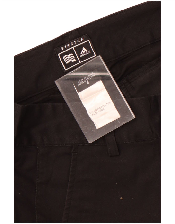 Damskie Bermudy Adidas US 8 Medium W32 Czarne Bawełniane