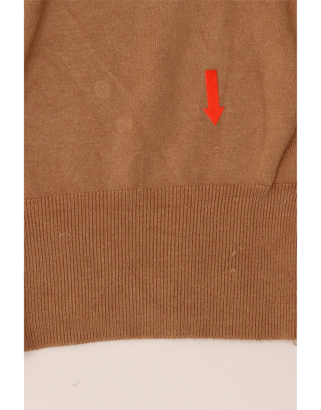 Sweter damski Zara z okrągłym dekoltem UK 14, średni brąz