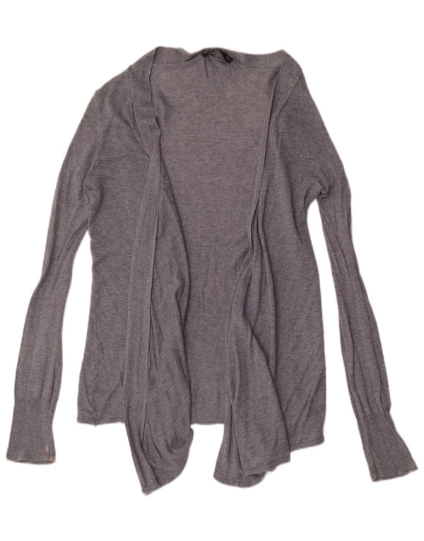 Sweter damski Zara z otwartym kardiganem UK 12, średni szary