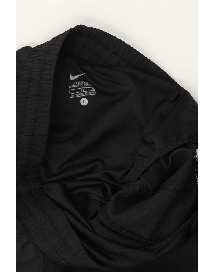Chłopięce spodenki sportowe Nike z grafiką na 12-13 lat, duże, czarne