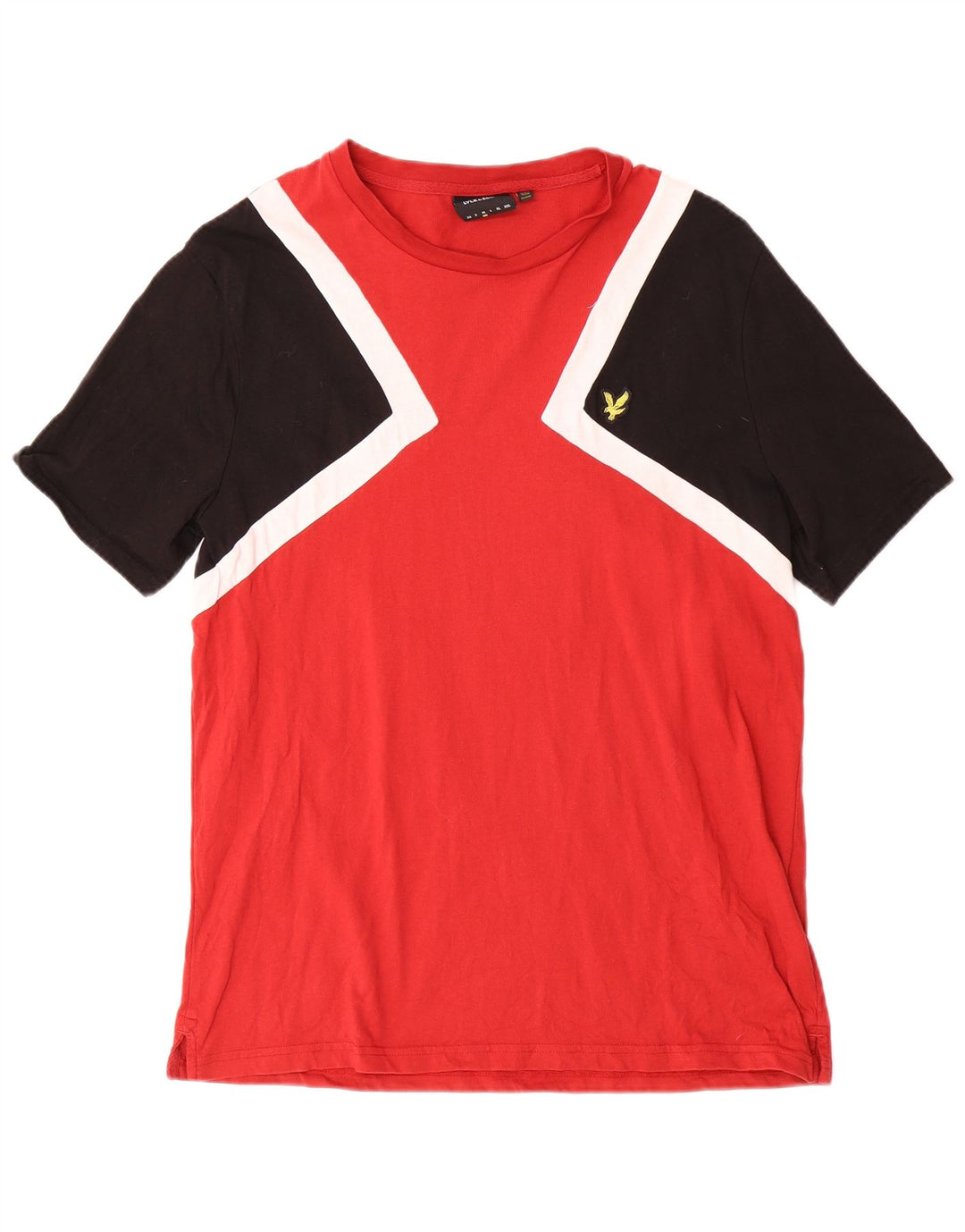 T-shirt męski Lyle & Scott, bawełniany, w kolorze średniej czerwieni