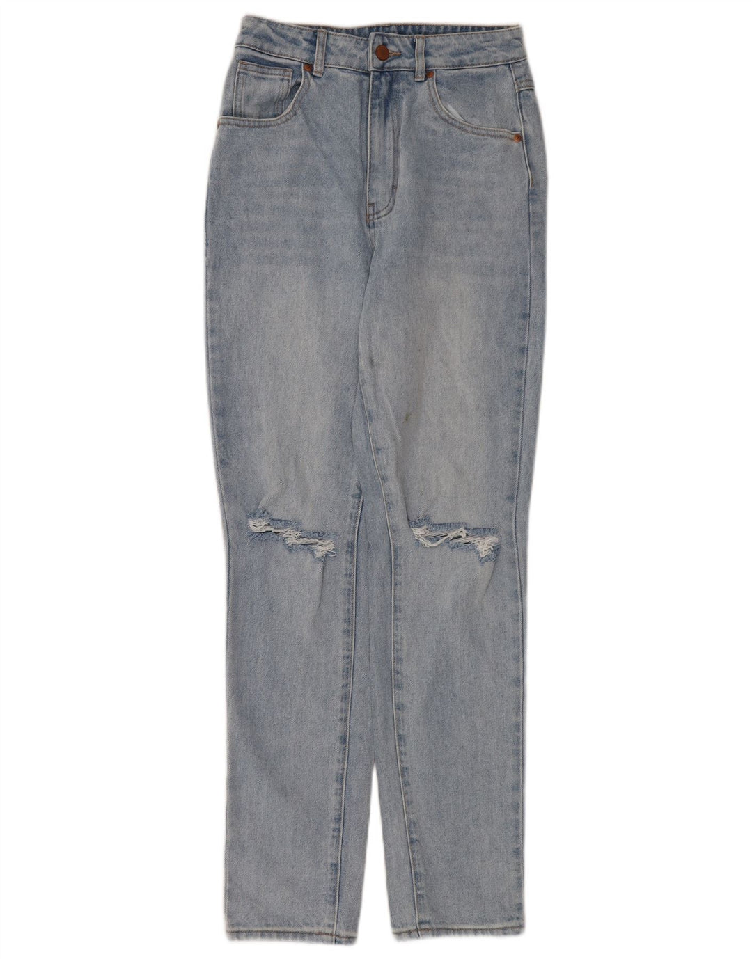 Damskie jeansy Roxy z wysokim stanem W26 L30, niebieska bawełna