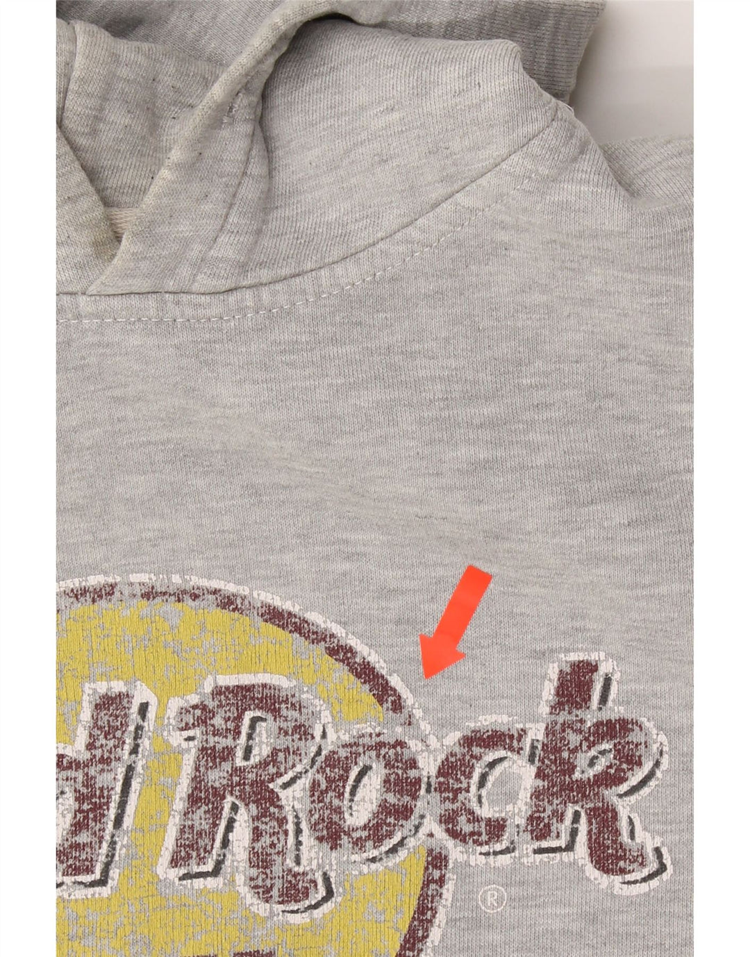 HARD ROCK CAFE Mens Berlin Graphic Hoodie Jumper Medium Grey Cotton Vintage Hard Rock Cafe and Second-Hand Hard Rock Cafe from Messina Hembry 