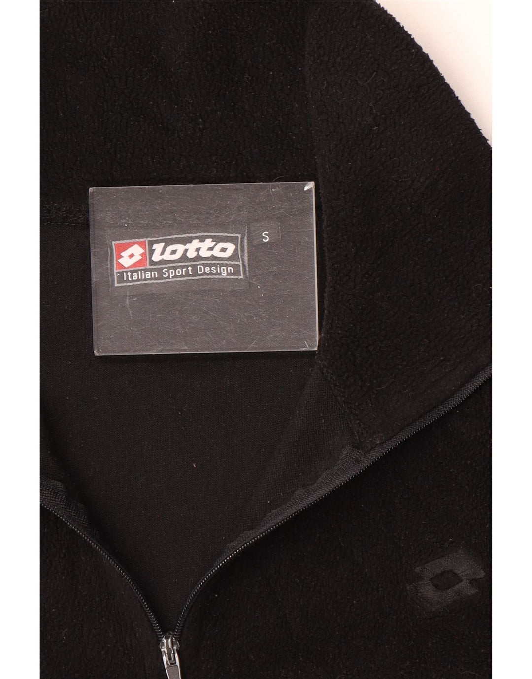 Męski sweter polarowy Lotto z zamkiem błyskawicznym, mały, czarny